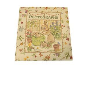 C.R. Gibson How Does Your Baby Grow A Baby Book Hardcover Garden Wildlife 24pg